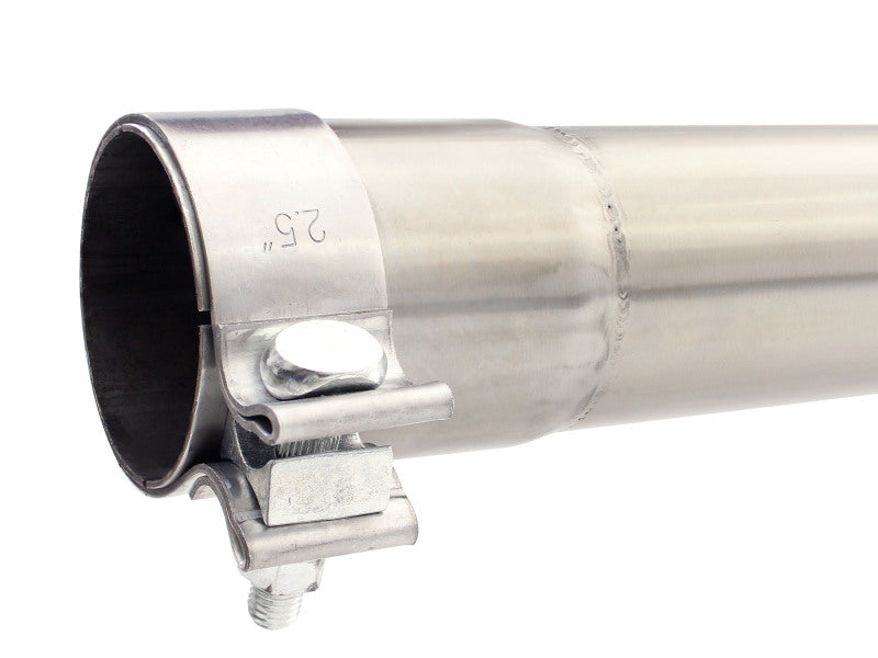 aFe MACH Force XP 2-1/2in SS-409 Cat-Back Exhausts w/ 18in Muffler 07-17 Jeep Wrangler V6-3.6L