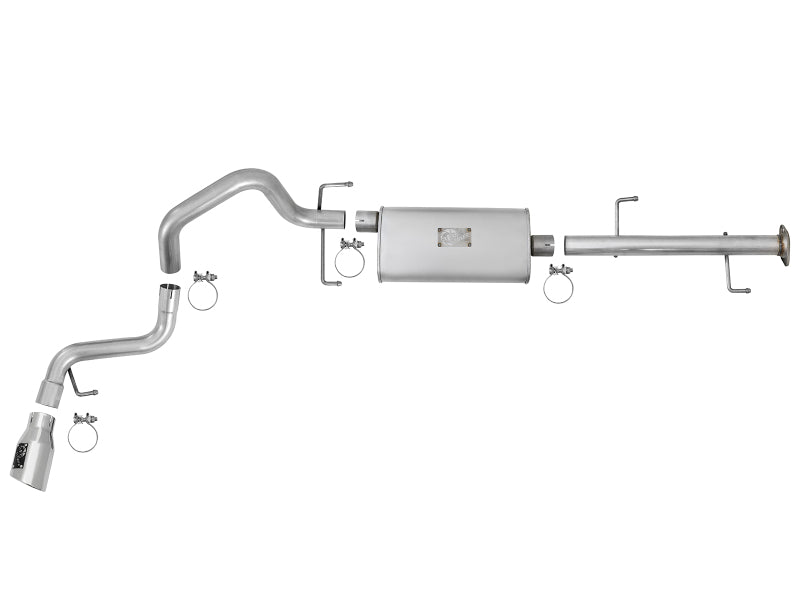 aFe Scorpion 2-1/2in Alum Steel Cat-Back Exhaust w/ Polished Tips 07-17 Toyota FJ Cruiser V6 4.0L
