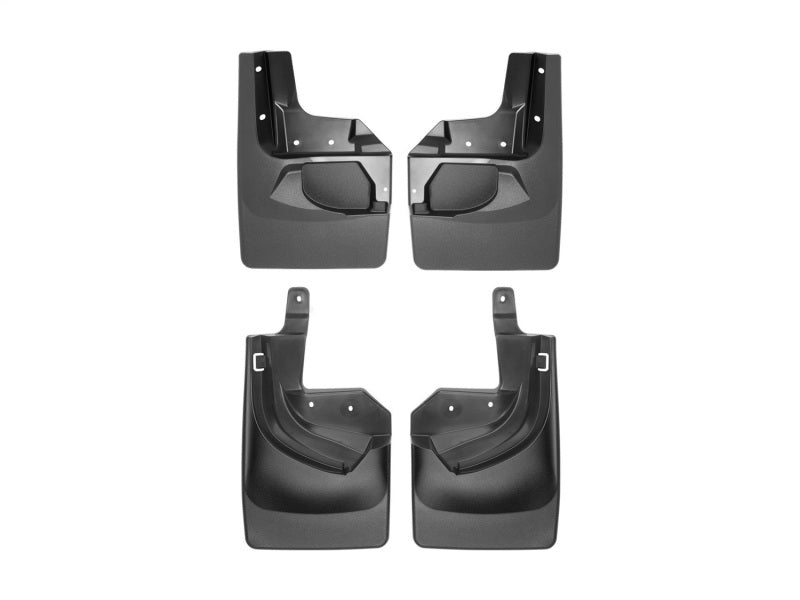 WeatherTech 2018 Jeep Wrangler Rubicon No Drill Mudflaps - Black