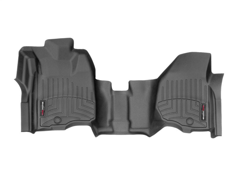 WeatherTech 12-16 Ford F-250/F-350/F-450/F-550 Vinyl Front FloorLiner - Black (SuperCrew/SuperCab)