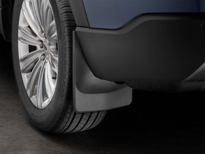 WeatherTech 20+ Ford Explorer Rear No Drill Mudflaps - Black