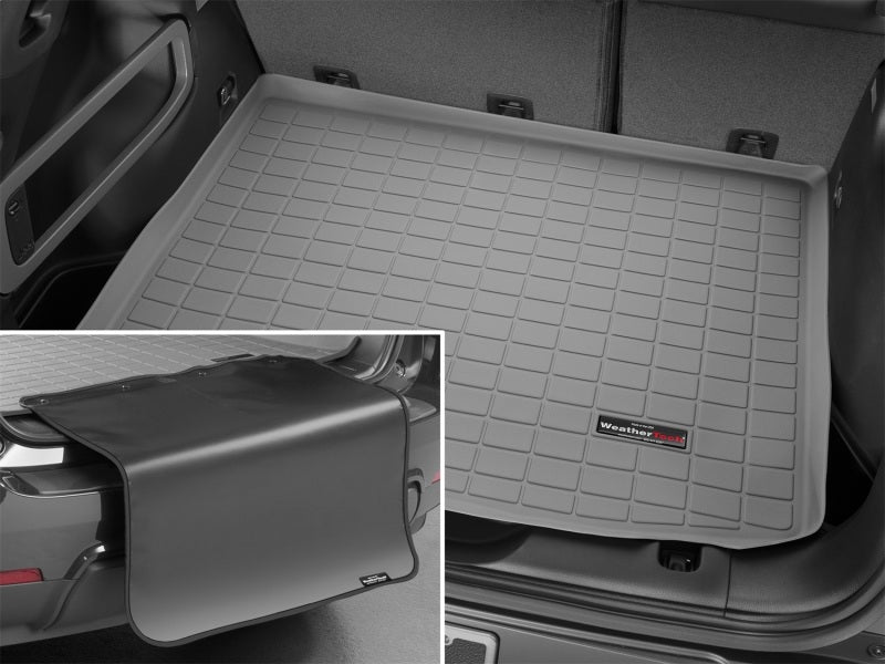 WeatherTech 25-26 Cadillac Optiq Behind 2nd Row Cargo Liner w/Bumper Protector - Grey
