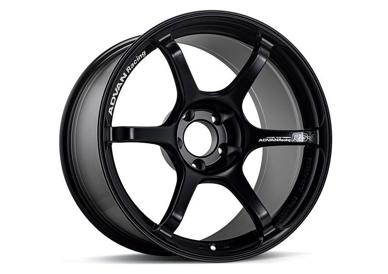 Advan RG-4 18x8.5 +44 5x114.3 Semi Gloss Black Wheel