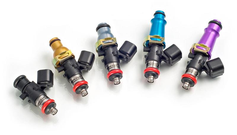 Injector Dynamics 1340cc Injectors - 60mm Length - 11mm Blue Top - Denso Lower Cushion (Set of 6)