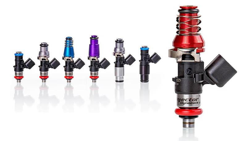 Injector Dynamics 1050-XDS Injectors 14mm (Grey) Adaptor Top GTR Lower Spacer (Set of 6)