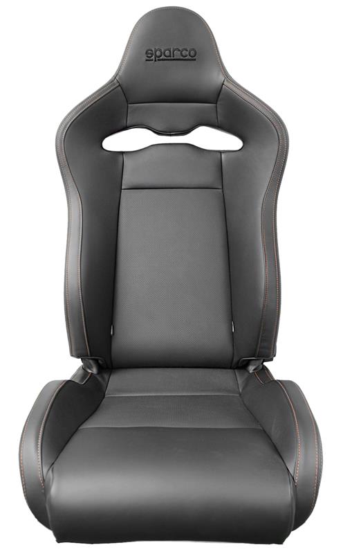 Sparco Seat SPX Special Edition Black/Red w/ Gloss Carbon Shell - Left
