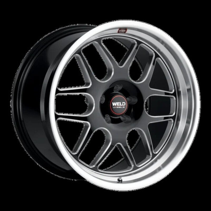 Weld Solana 20x9 / 5x115 BP / ET20 / 71.6mm Bore - Gloss Black MIL DIA Wheel