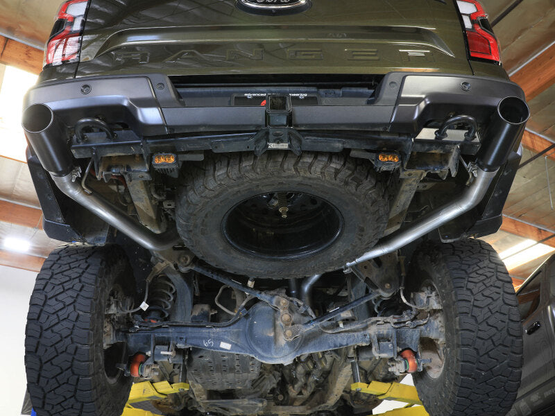 aFe Vulcan Series 3in 304SS Cat-Back Exhaust 24-25 Ford Ranger Raptor V6-3.0L (tt) w/ Black Tips