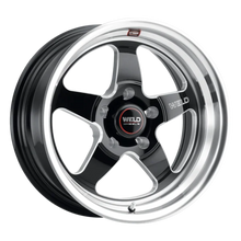 Weld S155 18x11 Ventura 5x120.65 43 Offset BS 7.69 Gloss BLK MIL DIA 72.56