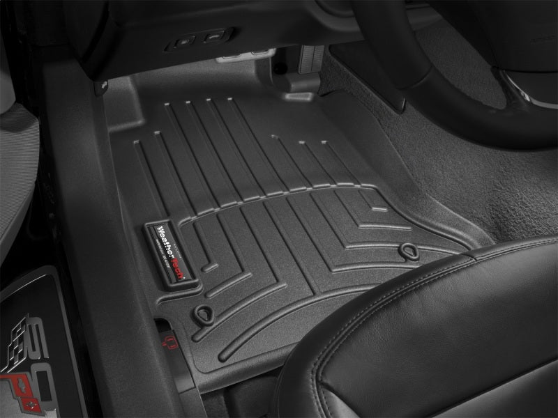 WeatherTech 05-12 Chevrolet Corvette Front FloorLiner - Black