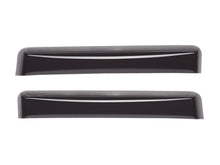 WeatherTech 05-13 Toyota Tacoma Double Cab Rear Side Window Deflectors - Dark Smoke