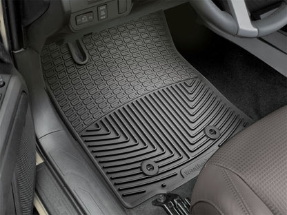 WeatherTech 2016+ Toyota Tacoma Access/Double Cab (A/T Only) Front Rubber Mats - Black