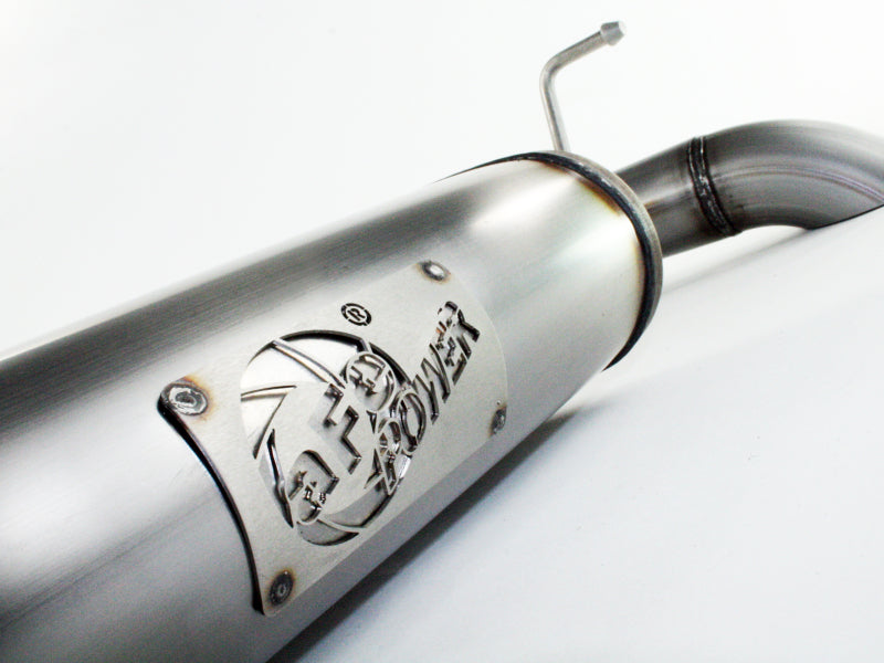 aFe MACH Force XP 07-17 Jeep Wrangler V6-3.6/3.8L 409 SS 2.5in Axle-Back Exhaust
