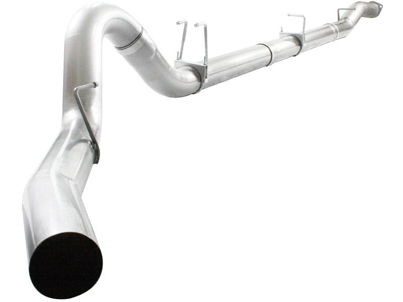 aFe Atlas Exhaust 4in Aluminized Cat-Back w/ 304 SS Polished Tip 11-13 Ford F-150 EcoBoost V6 3.5L