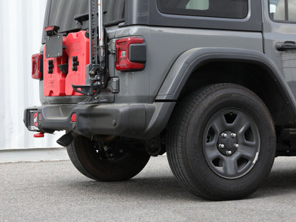 aFe MACH Force-Xp Axle-Back Exhaust System w/Black Tip 18-20 Jeep Wrangler L4-2.0T / V6-3.6L