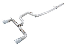 AWE Tuning Ford Focus RS Track Edition Cat-Back Exhaust - Chrome Silver Tips