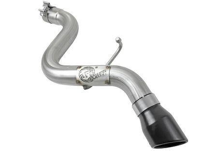 aFe MACH Force-Xp Axle-Back Exhaust System w/Black Tip 18-20 Jeep Wrangler L4-2.0T / V6-3.6L