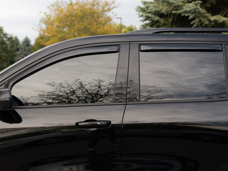 WeatherTech 24-26 Chevrolet Traverse Front and Rear Side Window Deflectors - Dark Smoke