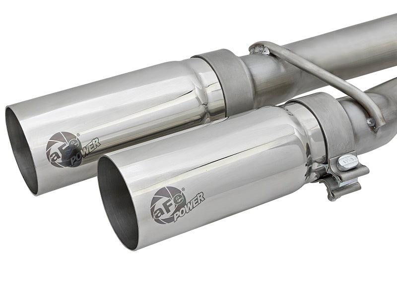 aFe Rebel Series 3in SS Cat-Back Exhaust System w/ Polished Tip 04-15 Nissan Titan V8 5.6L