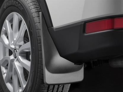 WeatherTech 2014+ Nissan Rogue Rear No Drill Mudflaps - Black