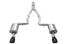 AWE Tuning 2015+ Dodge Charger 6.4L/6.2L Non-Resonated Touring Edition Exhaust - Diamond Blk Tips