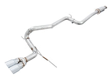 AWE Tuning Ford Focus ST Track Edition Cat-Back Exhaust - Chrome Silver Tips