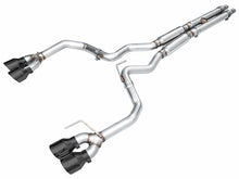 AWE 2024 Ford Mustang Dark Horse S650 RWD Track Edition Cat-Back Exhaust w/ Quad Diamond Black Tips