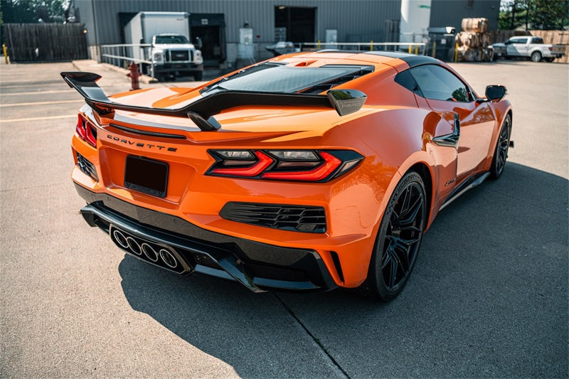 Corsa 23-25 Chevrolet Corvette C8 Z06 3in Valved Cat-Back Exhaust Muffler Delete Track Systemw/o Tip