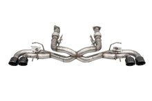 Corsa 2020-2025 Corvette C8 3in Valved Cat-Back 4.5in Blk Quad Tips - Fits Factory NPP Exhaust w/AFM