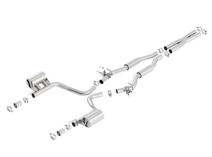 Borla 2015 Dodge Challenger SRT/392 Hemi 6.4L V8 S-TYPE Catback Exhaust w/ Valves Factory Bezel