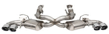 Corsa 2020-25 Corvette C8 3in Valved Cat-Back 4.5in Pol Quad Tips - Fits Factory Perf Exhaust w/ AFM