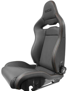 Sparco Seat SPX Special Edition Black/Red w/ Gloss Carbon Shell - Right