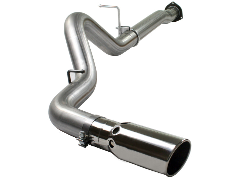 aFe MACH Force XP 4in DPF-Back SS Exhaust 5/07-10 GM Diesel Trucks V8-6.6L (td) LMM