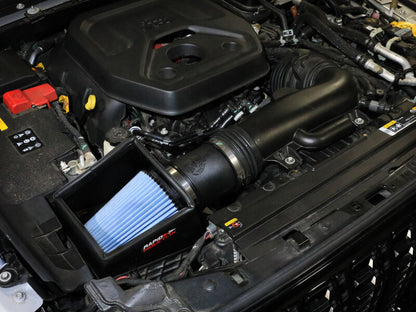 aFe 24-26 Jeep Wrangler JL L4-2.0L Rapid Induction Cold Air Intake System w/ D2 Dura-Dry Filter