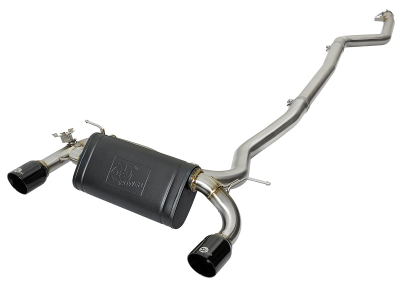 aFe MACH Force XP Exhausts Cat-Back SS 16-17 BMW 340i/iX 440i/iX (F3X) L6-3.0L (B58) w/Black Tips