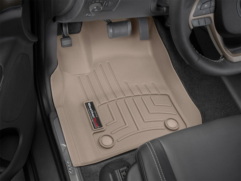 WeatherTech 2016+ Dodge Durango / Jeep Grand Cherokee Front FloorLiner - Tan