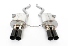 Dinan 08-13 BMW M3 (E92/E93) Free Flow Axleback Exhaust System - Black Tips