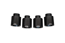 Corsa 20-25 Chevrolet Corvette C8 RWD 4.5in Carbon Fiber Black PVD Tip Kit (For Corsa Exhaust Only)