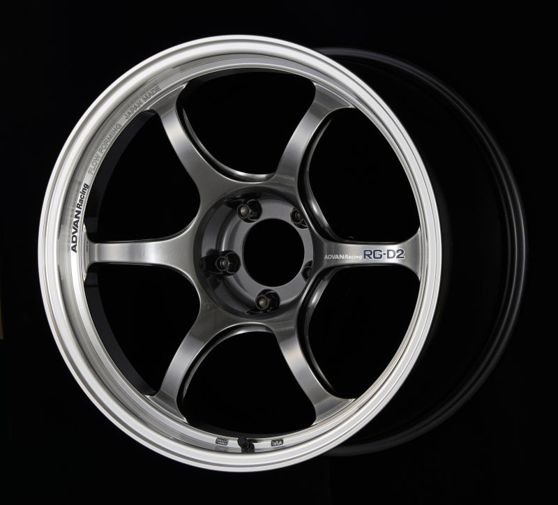 Advan RG-D2 18x9.5 +22 5x114.3 Machining and Racing Hyper Black Wheel