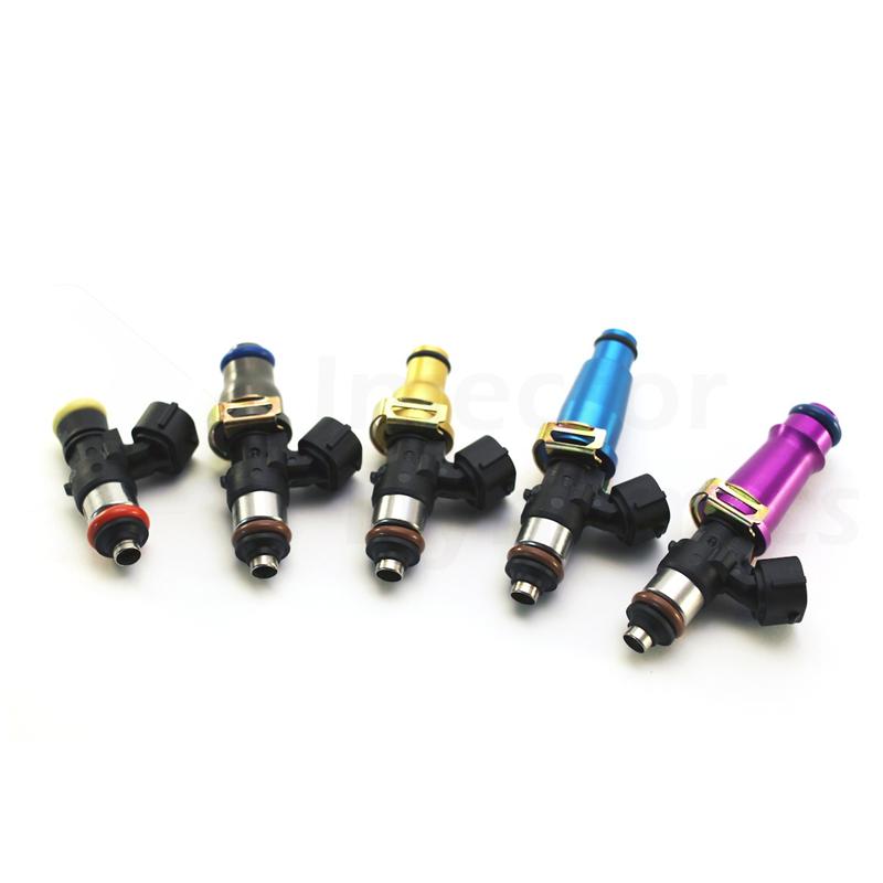 Injector Dynamics 1300cc Injectors - 48mm Length - 14mm Top - 14mm Lower O-Ring (Set of 2)
