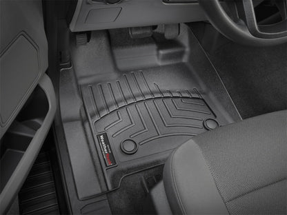 WeatherTech 2016+ Ford F-150 Regular Cab Front FloorLiner - Black