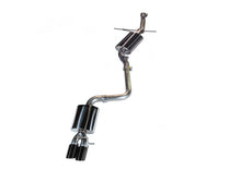 AWE Tuning Audi B8 A5 2.0T Touring Edition Single Outlet Exhaust - Diamond Black Tips