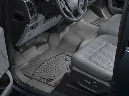 WeatherTech 15+ Ford F-150 SuperCab (Vinyl Floors) Front FloorLiner - Black