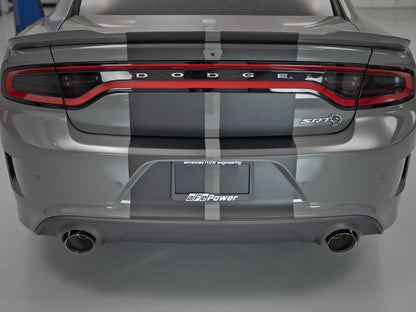 aFe MACH Force-XP 4-1/2in Polished OE Replacement Exhaust Tips - 15-19 Dodge Charger/Hellcat