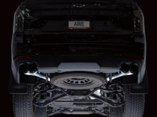 AWE Tuning 2021+ GMC Tahoe/Yukon 5.3L 0FG Split Rear Exit Catback Exhaust - Quad Diamond Blk Tips
