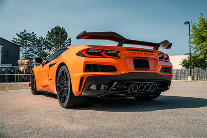 Corsa 23-25 Chevrolet Corvette C8 Z06 3in Valved Cat-Back Exhaust Muffler Delete Track Systemw/o Tip